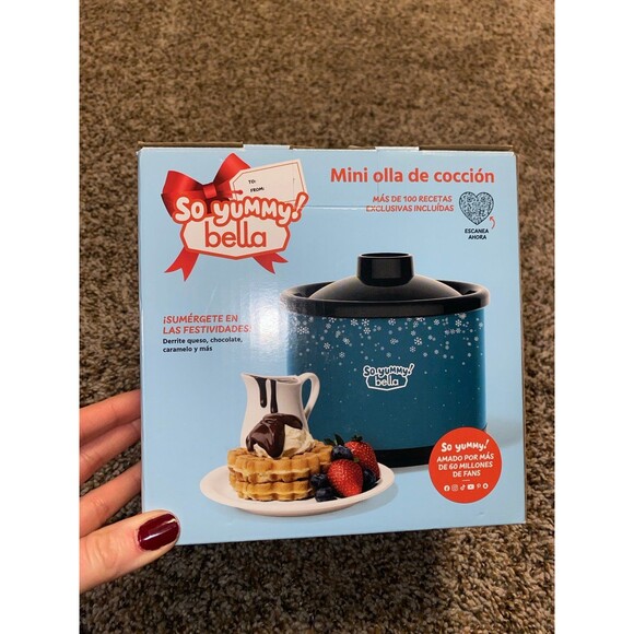 So Yummy by bella Mini Dipper Teal NWT Melting Pot Fondue Night Girls Party - Picture 5 of 9